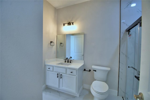 2673 Calistoga Ave, Kissimmee, FL 34741 - full bathroom featuring vanity, marble look tiles, and a marble finish shower