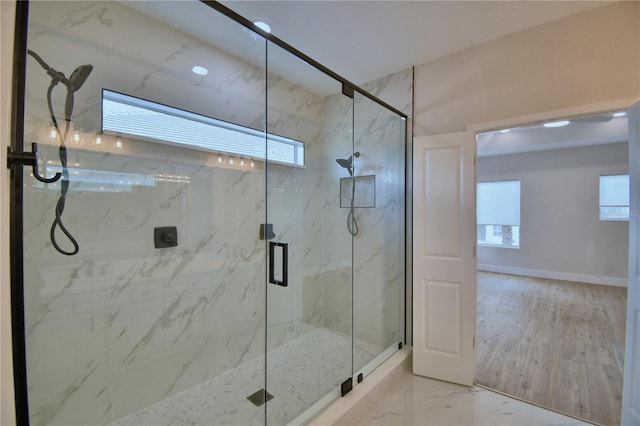 2673 Calistoga Ave, Kissimmee, FL 34741 - full bath with a marble finish shower and marble finish floors