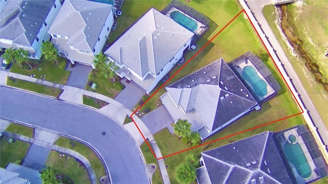 2673 Calistoga Ave, Kissimmee, FL 34741 - aerial view of property's location featuring property boundaries highlighted