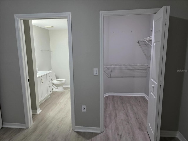 3428 Soho St Unit 208, Orlando, FL 32835 - walk in closet with light wood finished floors