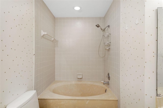 17340 Boca Club Blvd Unit 703, Boca Raton, FL 33487 - full bath with toilet and shower / bathtub combination