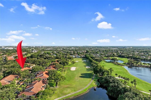 17340 Boca Club Blvd Unit 703, Boca Raton, FL 33487 - aerial view of residential area with a golf course and a large body of water