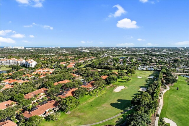 17340 Boca Club Blvd Unit 703, Boca Raton, FL 33487 - aerial view of property's location featuring a golf course and nearby suburban area