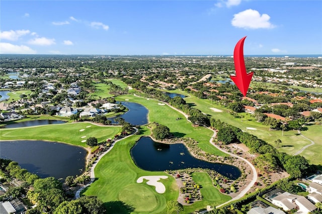 17340 Boca Club Blvd Unit 703, Boca Raton, FL 33487 - aerial view of residential area featuring a nearby body of water and a golf course