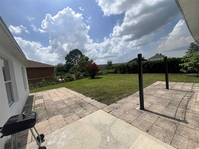 343 Marquee Dr, Kissimmee, FL 34758 - fenced backyard featuring a patio