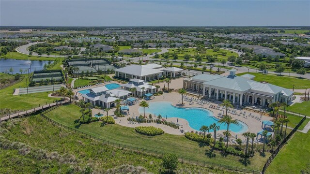 2772 Southland St, Saint Cloud, FL 34772 - drone / aerial view of a pool