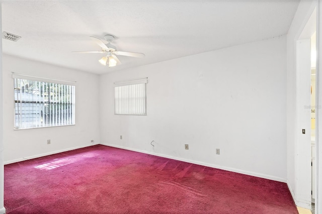 1101 Oregon Ave, Saint Cloud, FL 34769 - empty room featuring carpet flooring and ceiling fan