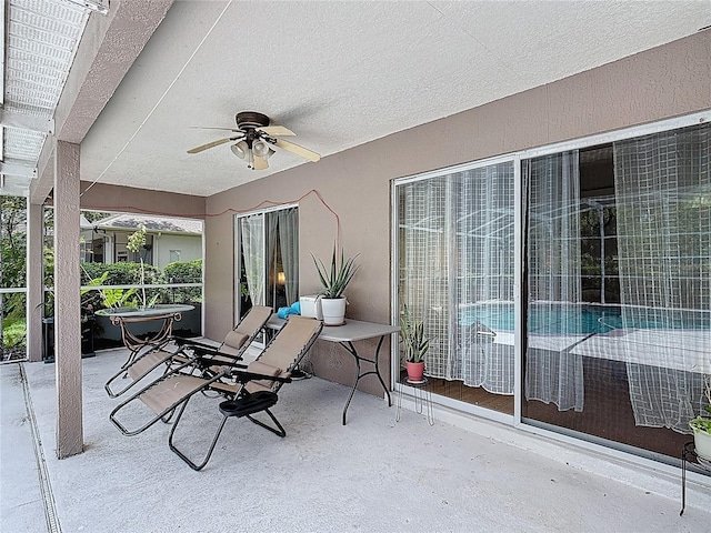 3158 Forest Breeze Way, Saint Cloud, FL 34771 - view of patio / terrace featuring ceiling fan