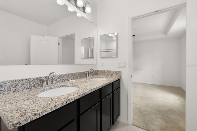 371 Pinecrest Loop, Davenport, FL 33837 - bathroom featuring double vanity and baseboards