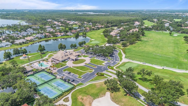 9905 Lanai View Ct, Windermere, FL 34786 - view of property location featuring a nearby body of water, a local golf course, and nearby suburban area
