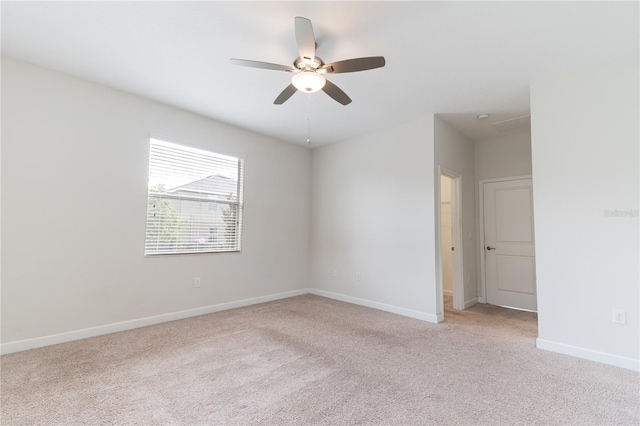 4928 Cortland Dr, Davenport, FL 33837 - empty room featuring ceiling fan and light carpet