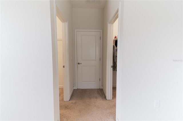 4928 Cortland Dr, Davenport, FL 33837 - corridor featuring light colored carpet and baseboards