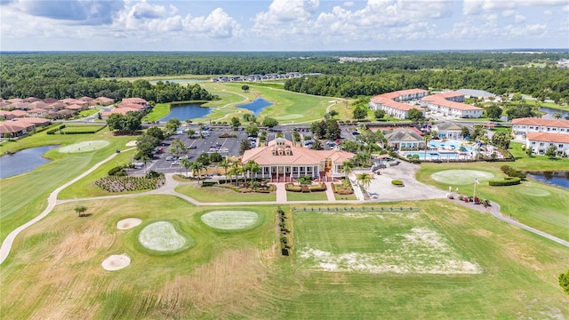 4928 Cortland Dr, Davenport, FL 33837 - aerial view of a large body of water and a local golf course
