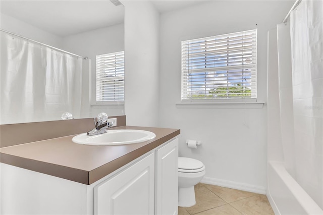 107 Whitehall Way, Kissimmee, FL 34758 - full bathroom featuring vanity, tile patterned floors, healthy amount of natural light, and shower / tub combo