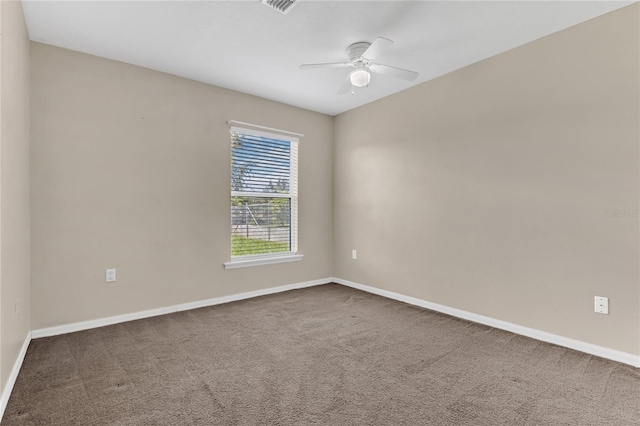 107 Whitehall Way, Kissimmee, FL 34758 - empty room with ceiling fan and carpet floors