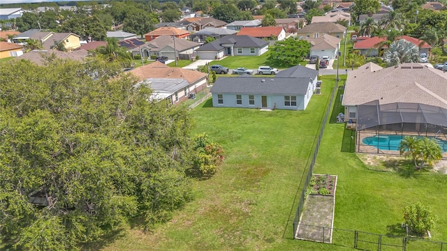 107 Whitehall Way, Kissimmee, FL 34758 - aerial perspective of suburban area featuring a pool area