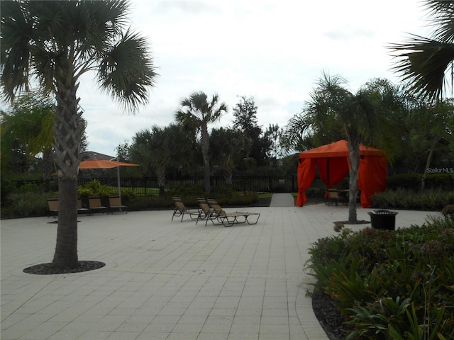 5231 Wildwood Way, Davenport, FL 33837 - view of patio featuring a gazebo