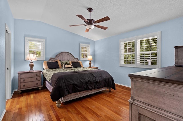 878 Elgin Dr, Winter Springs, FL 32708 - bedroom featuring lofted ceiling, light wood finished floors, and ceiling fan