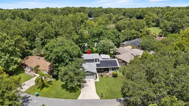 878 Elgin Dr, Winter Springs, FL 32708 - aerial view of property and surrounding area featuring a heavily wooded area