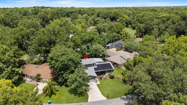 878 Elgin Dr, Winter Springs, FL 32708 - aerial view of property and surrounding area featuring a forest