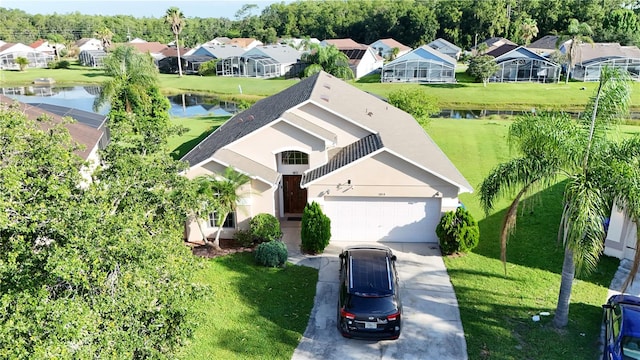 1014 Prey Ct, Kissimmee, FL 34746 - aerial view of residential area featuring a large body of water