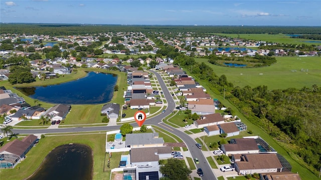 5100 Violet Ln, Kissimmee, FL 34758 - view of property location with a large body of water and nearby suburban area