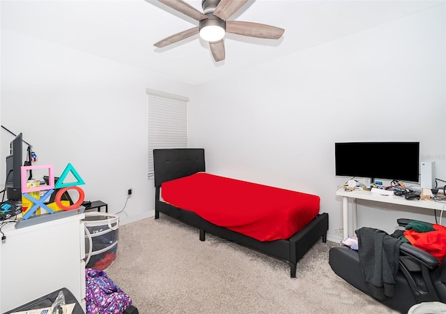1959 Cricket Cradle Dr, Kissimmee, FL 34746 - carpeted bedroom featuring baseboards and ceiling fan