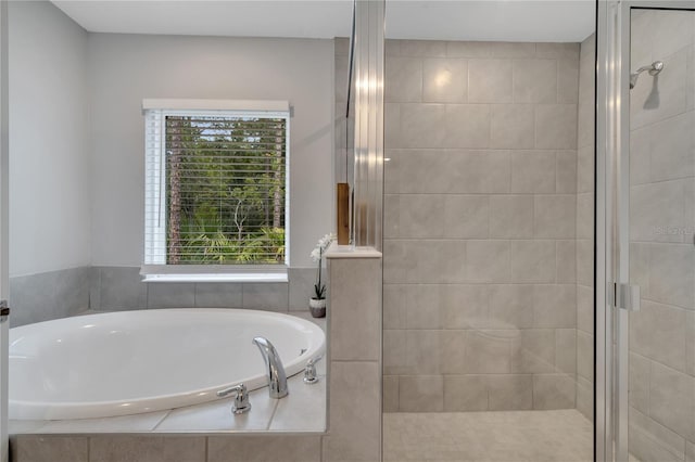 33 Peterlee Ct, Kissimmee, FL 34758 - bathroom featuring plenty of natural light, a shower stall, and a bath