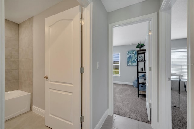 33 Peterlee Ct, Kissimmee, FL 34758 - full bath featuring tub / shower combination and tile patterned flooring