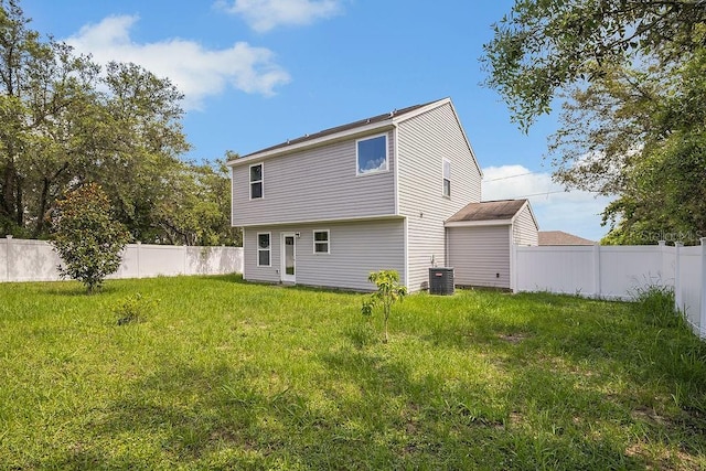 303 Anchovie Ct, Poinciana, FL 34759 - back of property featuring a fenced backyard