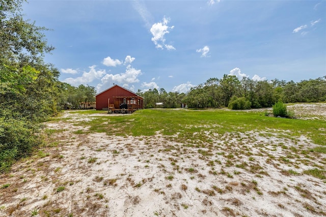 2576 R E Byrd Rd, Frostproof, FL 33843 - view of yard featuring a pole building