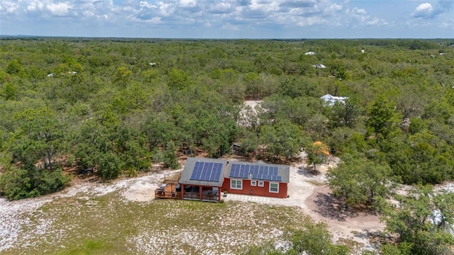 2576 R E Byrd Rd, Frostproof, FL 33843 - view from above of property with a heavily wooded area