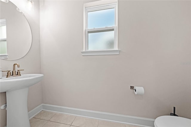 7413 Bent Tree Loop, Saint Cloud, FL 34771 - half bathroom featuring baseboards and tile patterned flooring