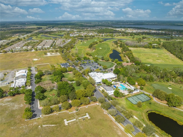 7413 Bent Tree Loop, Saint Cloud, FL 34771 - aerial view of property and surrounding area with a nearby body of water and a local golf course