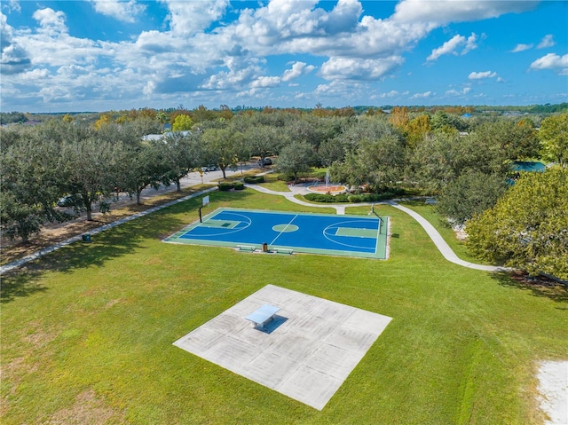 7413 Bent Tree Loop, Saint Cloud, FL 34771 - view of property's community featuring community basketball court and a lawn