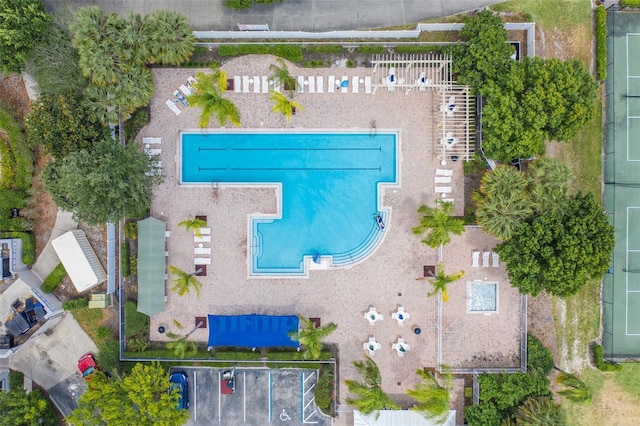 7413 Bent Tree Loop, Saint Cloud, FL 34771 - aerial view of a pool area