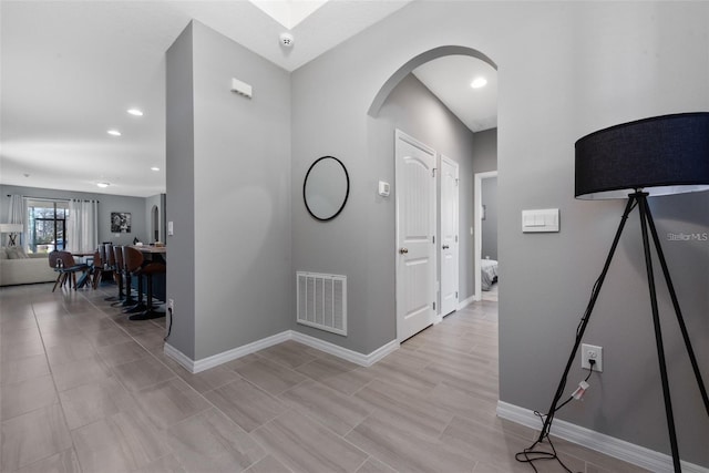 11051 Bostwick Aly, Winter Garden, FL 34787 - corridor featuring arched walkways and recessed lighting
