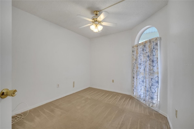 3205 Sabal Palms Ct Unit A, Kissimmee, FL 34747 - carpeted empty room featuring ceiling fan and a textured ceiling