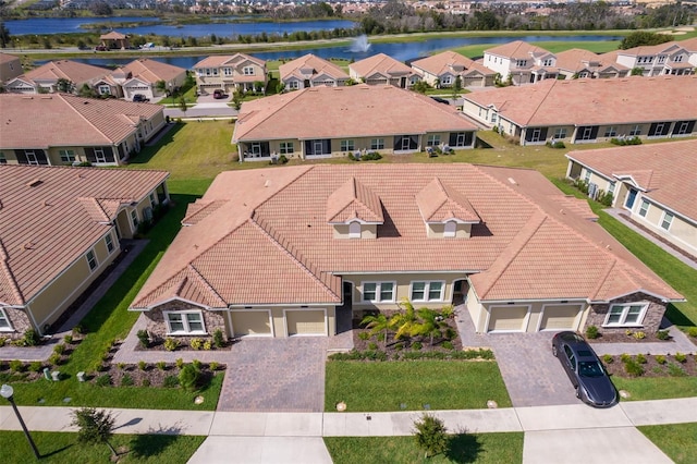 1173 Trappers Trail Loop, Champions Gate, FL 33896 - aerial view of residential area with a large body of water
