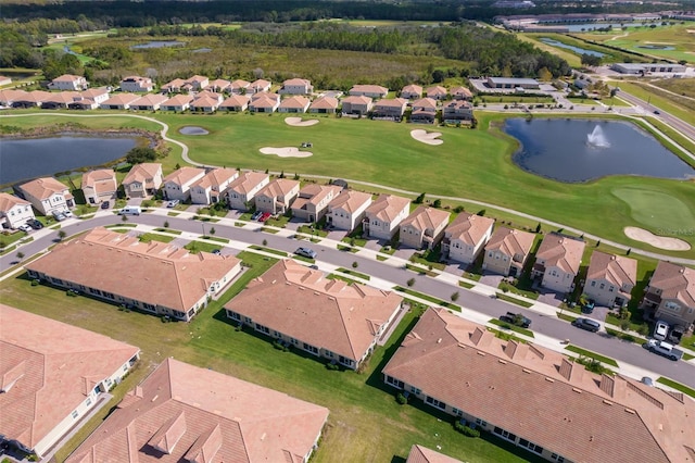1173 Trappers Trail Loop, Champions Gate, FL 33896 - aerial overview of property's location featuring a nearby body of water, nearby suburban area, and a golf course