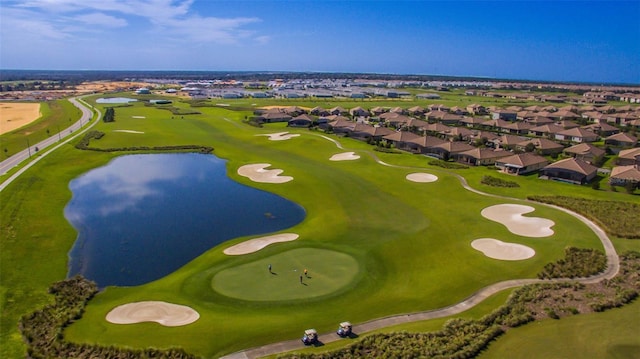1173 Trappers Trail Loop, Champions Gate, FL 33896 - aerial perspective of suburban area with a nearby body of water and a golf club