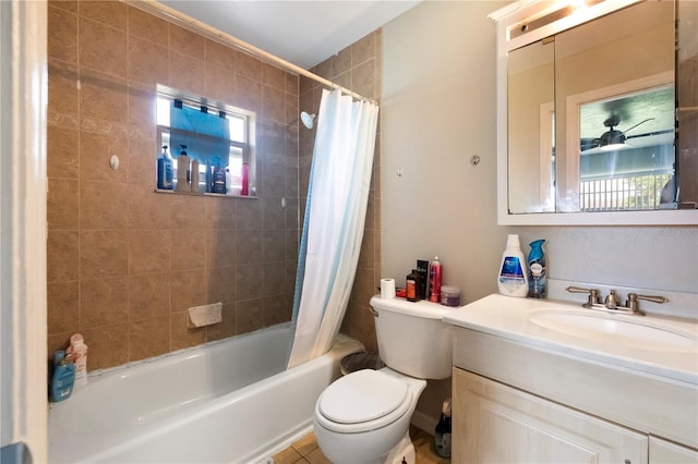 1 Coyer Rd, Haines City, FL 33844 - bathroom with shower / bath combination with curtain and vanity