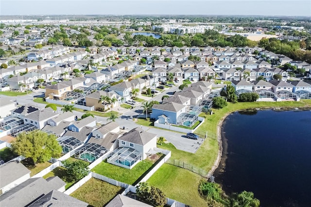 1101 Sandestin Way, Orlando, FL 32824 - aerial overview of property's location featuring a large body of water and nearby suburban area