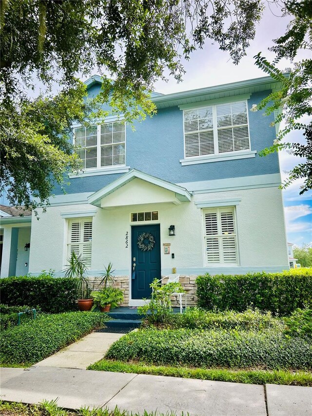 2862 Grasmere View Pkwy, Kissimmee, FL 34746 - view of front of house with stucco siding