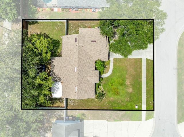 4828 Jeanette Ct, Saint Cloud, FL 34771 - aerial view of property's location with property boundaries highlighted