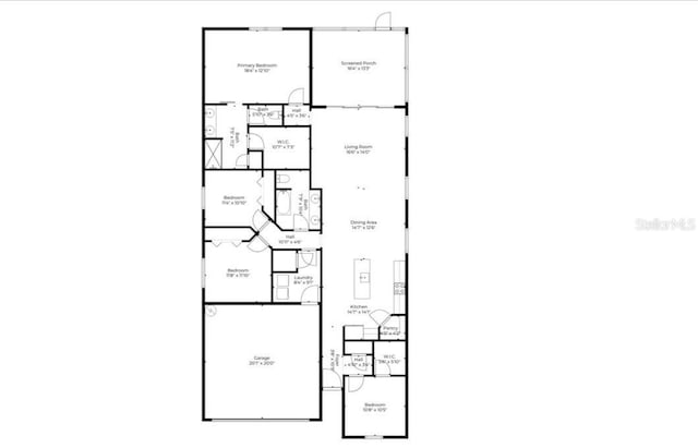 1717 Hilltop Dr, Dundee, FL 33838 - view of floor plan / room layout