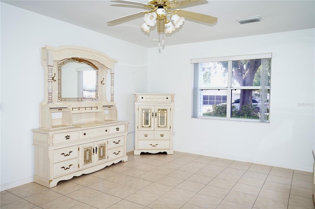 926 Chula Ct, Lady Lake, FL 32159 - bedroom featuring ceiling fan and light tile patterned floors