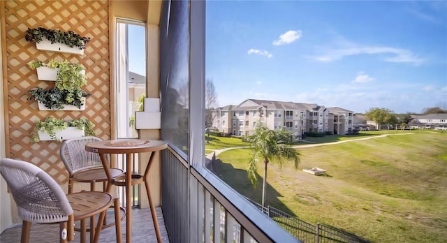 8103 Coconut Palm Way Unit 203, Kissimmee, FL 34747 - balcony featuring a residential view