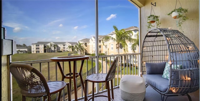 8103 Coconut Palm Way Unit 203, Kissimmee, FL 34747 - balcony featuring a residential view