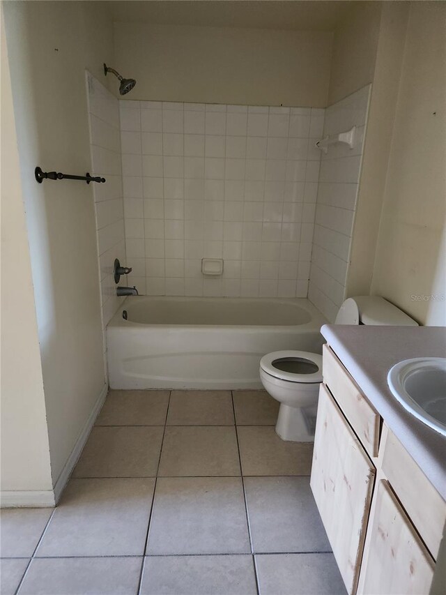 3502 Windy Walk Way Unit 2-208, Orlando, FL 32837 - full bathroom featuring tile patterned flooring, vanity, and bathtub / shower combination